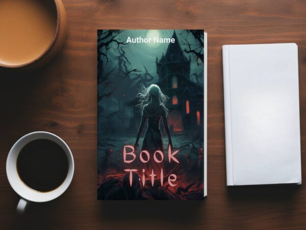 Haunted Church and Zombie: Premade Horror eBook Cover Design - Image 6