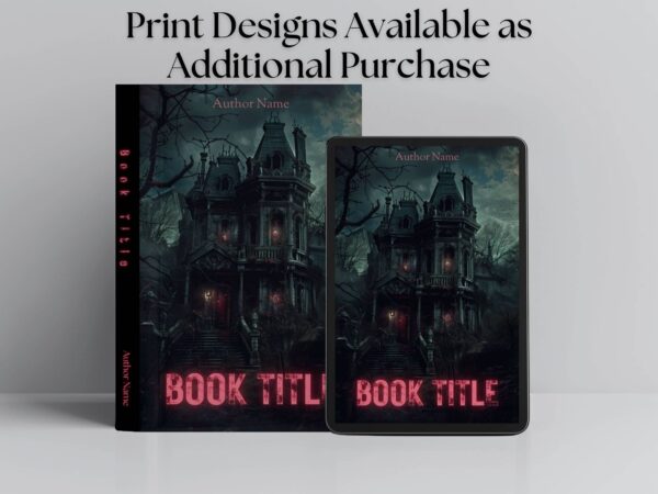 Haunted House: Premade Horror eBook Cover Design - Image 4