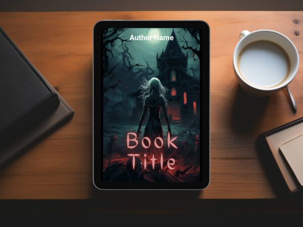 Haunted Church and Zombie: Premade Horror eBook Cover Design - Image 3