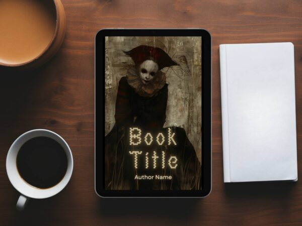 Female Clown: Premade Horror eBook Cover Design - Image 2