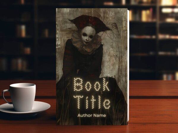 Female Clown: Premade Horror eBook Cover Design - Image 6
