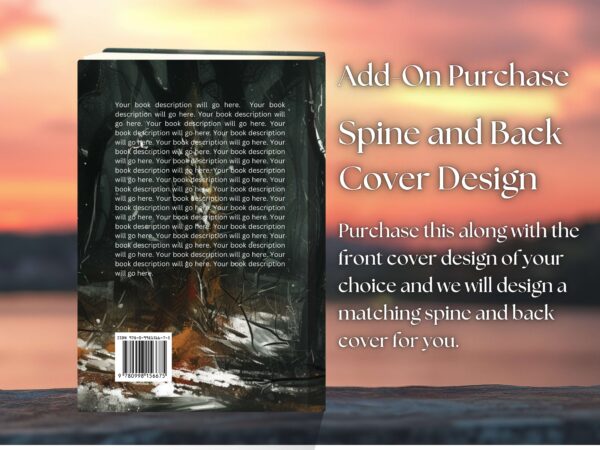 Add-On: Custom Spine & Back Book Cover Design - Image 2
